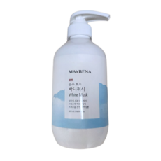 메이베나 순수 효소 바디워시 화이트머스크향, 1개, 500ml