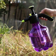 約翰家庭百貨 氣壓式手動加壓灑水壺 3L 多檔可調節噴頭, 1個, 顏色隨機出貨
