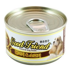 강아지 닭고기 소고기 통조림 100g 1P 습식 사료 간식rio7+8NaJ