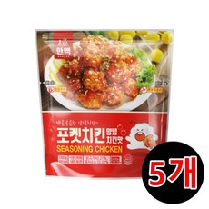 한맥 포켓양념치킨 180g 5봉 편의점맥주안주, 5개