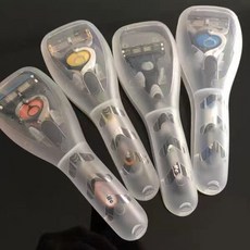 FANCYon 휴대용 면도기 케이스 보관함 휴대용 면도기 수납함 거치대, 흰색, 1개, 1개입