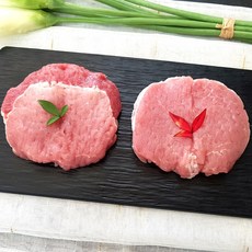 착한고기마을 건강한 무항생제 돼지 등심살 냉장 돈까스용 산지직송, 1개, 500g