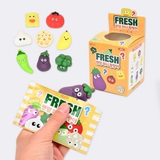 포포팬시 프레쉬 랜덤 미니 말랑이 1개 스퀴시 촉감놀이 주물럭 장난감 선물 스트레스볼 모찌