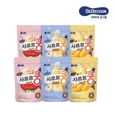 베베쿡 사르르쿵 6봉 딸기 바나나 치즈요거트, 딸기 6봉