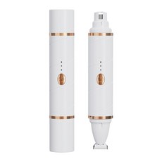 二合一電動寵物剃毛器 磨甲器, 白色 充電款, 1個