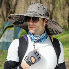 透氣帽頂可拆卸防曬帽夏男士大帽檐太陽帽戶外釣魚帽批發