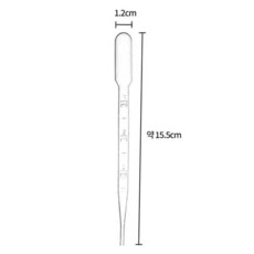 물결샵 미니 스포이드 수족관 청소 과학 어항 도구 구피 수중 실험 계량, 1