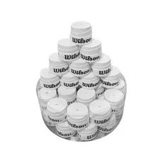 테니스볼 머신 테니스용품 라켓 오버그립 그립 끈끈한 느낌 배드민턴 랩 핸드 글루 미끄럼 방지, 2) WILSON WHITE 30PCS, 30개