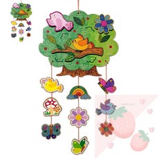 SB 모빌만들기 나무모빌 모빌만들기재료, 1개