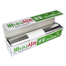 바나나사과 알루미늄 쿠킹호일, 60m, 1개