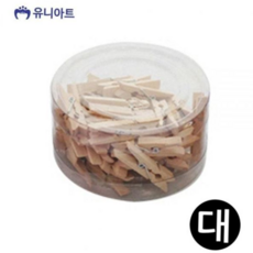 공예 공작 대 유아미술 통 나무집게 만들기 5000 미술놀이 원목, 본상품