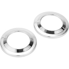 지프 랭글러 JK 2007-2014 윈도우용 2pcs A 필러 스피커 링 커버 트림 프론트 혼 스테레오 오디오 프레임 ABS 실버 톤