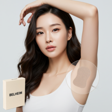 벨하임 겨드랑이 땀 흡수 패치 겨땀패드, 30개