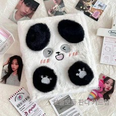 레인보우 귀여운 강아지 만화 민소매 고양이 동물, 3인치 4칸 10페이지, 1매, P68 플러시 판다