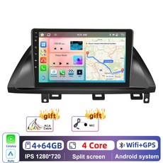 안드로이드 오토 올인원 네비게이션 Podofo 2Din 자동차 라디오 멀티미디어 비디오 플레이어 혼다 오딧세이 2005-2010 GPS 카플레이 자동 스테레오 헤드 유닛, 5) 4G 64G Carplay