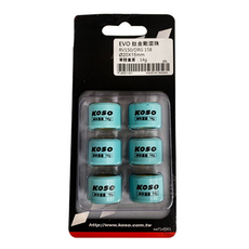 KOSO RV普利珠 20X15 RV150 GSR V125 G-MAX DRG (一組六顆), 15