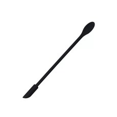 미니 실리콘 주걱 가제트 주방 핸들 긴 실리카 학 스크레이퍼 병, J. 소형15.5CM 검정색