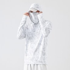 釣魚防曬服夏季超薄遮面垂釣冰絲路亞防紫外線薄款透氣戶外防曬衣