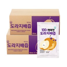 행복한 도라지배즙 100포 HACCP 원물100, 100ml, 100개