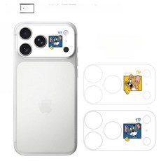 아이폰17프로렌즈스티커 17후면필름스티커 1 보호스티커, iphone 17 pro max, 1개, 고양이와 마우스