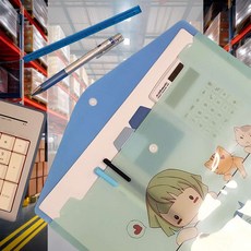 파일 A4 버튼개폐 꽂이 학원 홍보 보관 고정 판촉물