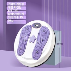 리핀247 지압트위스터 운동기구 발마사지 트위스터, 1개, 퍼플 1단계 확대 회전판 3D 150kg