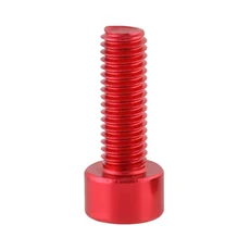 MUQZI 2개 자전거 물통 케이지 나사 m5 초경량 알루미늄 홀더 볼트 MTB 로드 바이크, 02 Red