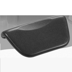 욕조 베개 PU 목받침 반신욕 미끄럼방지 디자인 휴식 힐링 사우나, 블랙, 1개