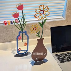 平面花束擺件 桌面裝飾, 單色