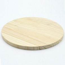 DIY 원형 목재 상판 나무판 원목 합판 미송 집성목, 1개, 24(두께) x 300mm(지름)