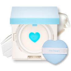 프롬키즈 하트 보습 크림밤 팩트 2종 유아 어린이 초등 판테놀 마데카 수딩 로션, 14g, 1개, 밀키 밤팩트 무향