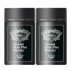 흑채 순간증모제 원형 부분탈모 / (흑갈색)30g / 2통1세트, 흑갈색, 1개