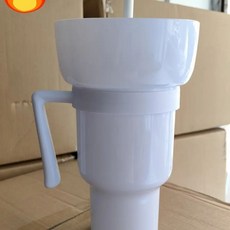 경기장 텀블러 콜팝 라이트 포장 치킨 901ml 스낵 야구장, A. 흰색 9011000ml