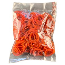 橡皮筋 橡皮圈 多種尺寸 小包裝 3兩裝 辦公室 家庭 必備, 紅色, 1個