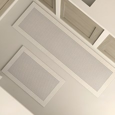 루네로 빨아쓰는 물기순삭 규조토 발매트 욕실 주방, 1개, 베이지 스트라이프