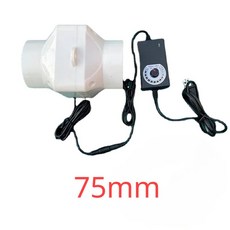 화장실환품기 욕실 환기 가정용 무소음 인라인 파이프 덕트 선풍기 주방 변기 전기 창문 벽 배기 뜸 팬 220V, 5) 75mm