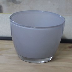 [아로마케이]칼라 라운드 캔들용기 350ml (그레이), 1개