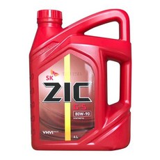 SK루브리컨츠 기어오일(자동차용) ZIC G-5 80W-90 4L, 1개