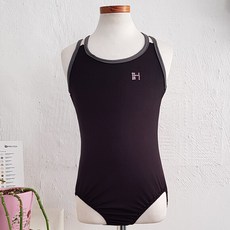 [시즌2] 한디자인 리듬체조 연습복 캐미솔 레오타드 파스텔 블랙