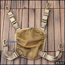 【野戰搖滾】狼蛛戰術背包專用網罩 收納袋 黑色 頭盔包安全帽衣物睡袋地墊收納網罩頭盔袋, 狼棕色