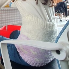 니트 임산부배워머 복부 보온복대