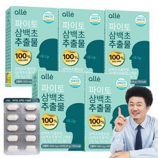 삼백초 추출물 식약청 HACCP 인증 국산 100% 파이토 알레, 5개, 60정