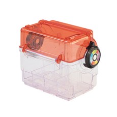 가오레 디스크 미니 보관함 27p, 레드(투명), 1개