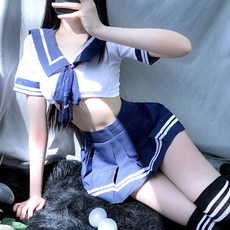 GLAM DIVV 性感水手服活動校服水手服校園風角色扮演服裝