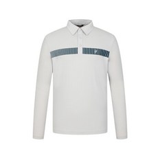 팬텀 봄 남성 라인 프린트 카라 긴팔 티셔츠 211F1TO208