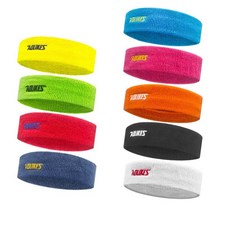 AOLIKES 吸汗頭巾/頭帶，高彈力吸濕排汗運動頭帶，多功能彈力護腕，多色可選，運動健身必備, 1個, 紅, 紅色