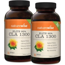 네이쳐와이즈 엘리트 95% CLA 1300 1300mg 소프트젤, 180정, 2개