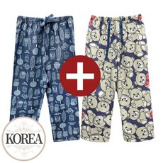 1+1 국산 유아 파자마 주니어 실내복 잠옷 바지