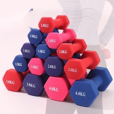 0.5 ~ 2kg 개/대 아령 세트 무게 운동 홈 체육관 훈련 여성 어린이 조정 가능한 덤벨 Kettlebell
