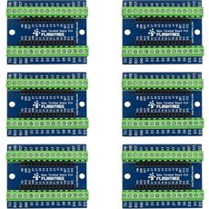 화이트eeen 6피스 나노 브레이크 아웃 보드 나사 터미널 어댑터 쉴드 확장 Arduino Nano V3.0 AVR ATMEGA328P와 호환, 화이트eeen 6피스 나노 브레이크 아웃 보드 나사 터